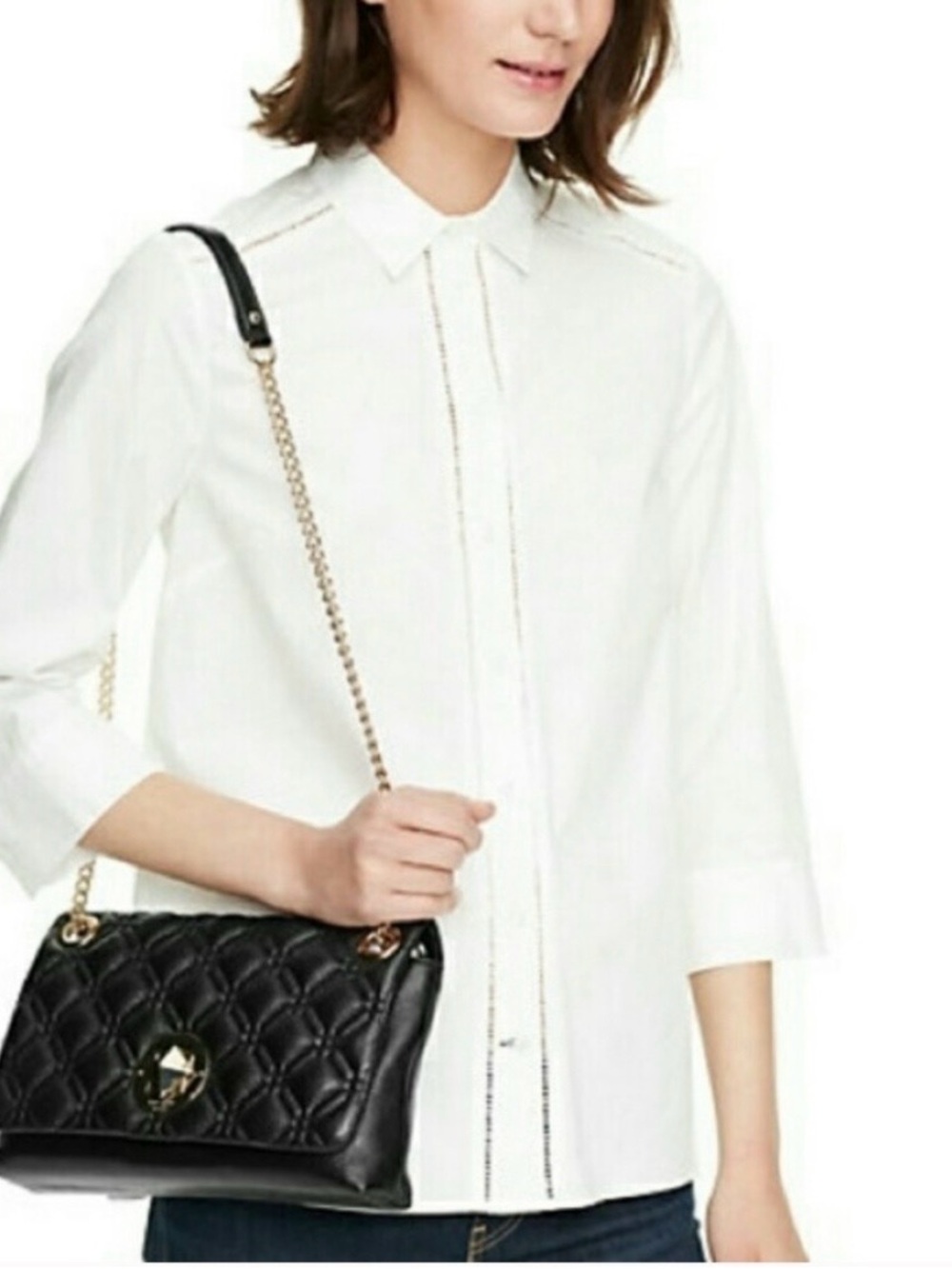 Kate Spade golden chain shoulder bag